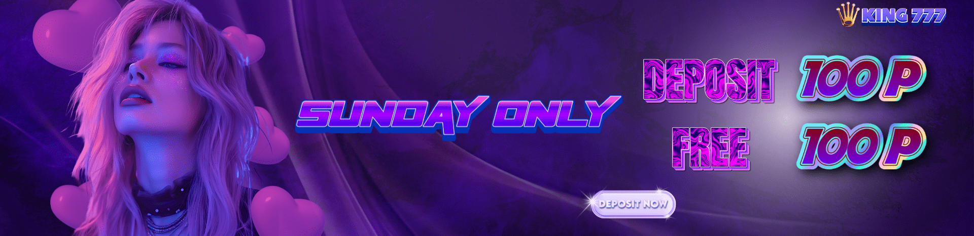 Sunday only Free Deposit Sunday only Free Deposit